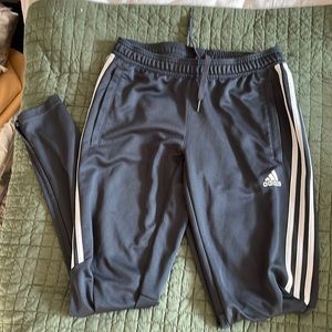 Full length adidas track pants